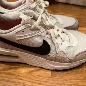 Nike White and Black Airmax Shoes